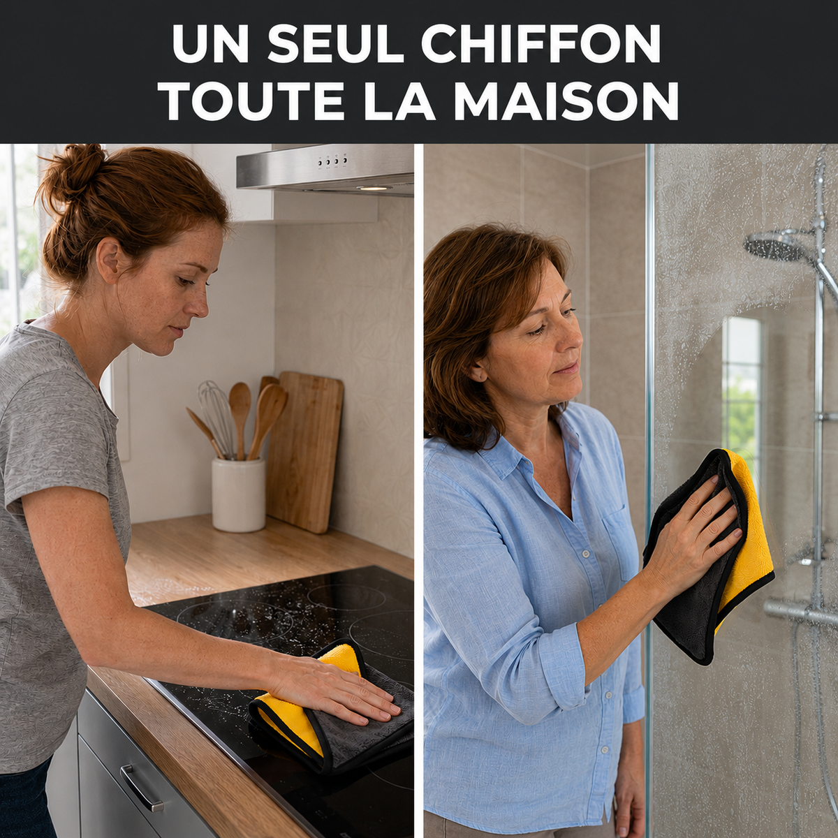 Un seul chiffon Noctel pour toute la maison